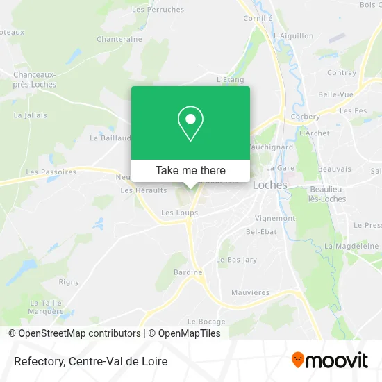 Réfectoire map