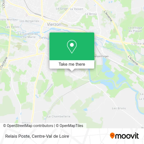 Relais Poste map