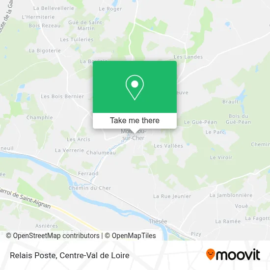 Relais Poste map