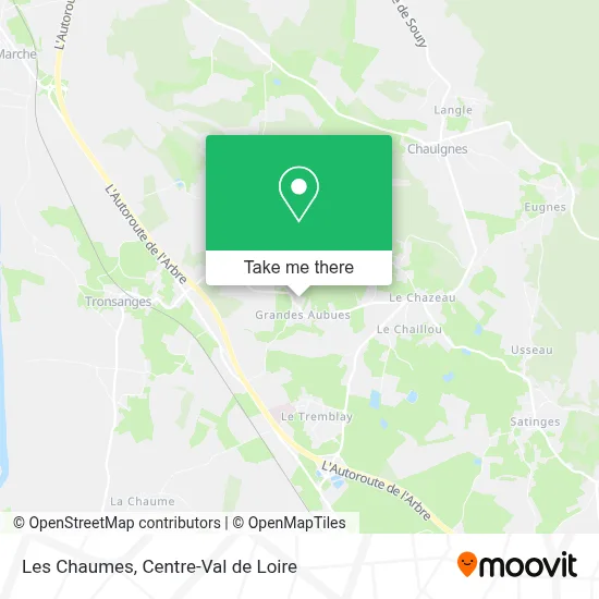 Les Chaumes map
