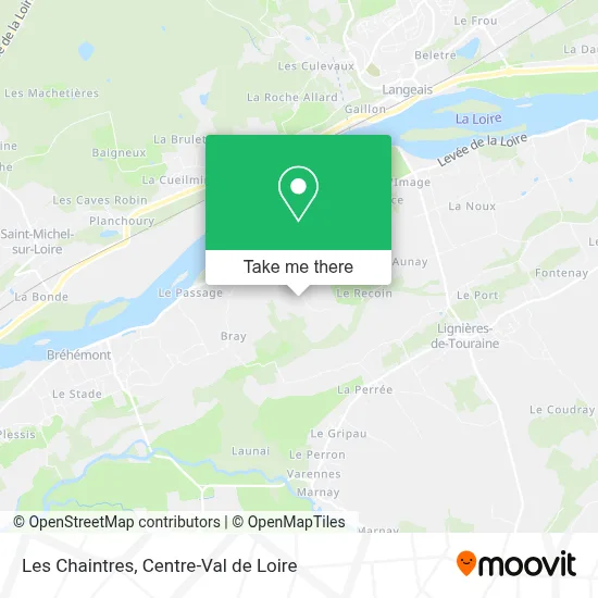 Les Chaintres map