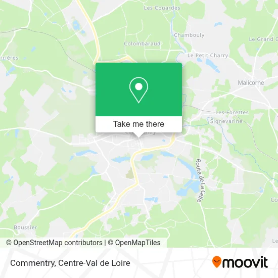 Commentry map