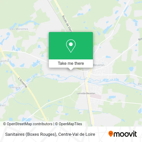Sanitaires (Boxes Rouges) map