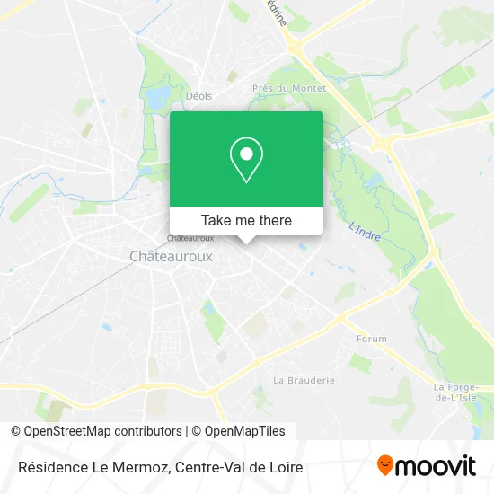 Résidence Le Mermoz map