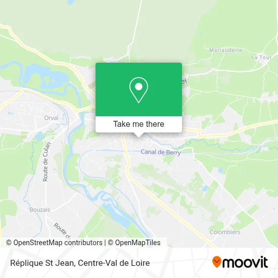 Réplique St Jean map