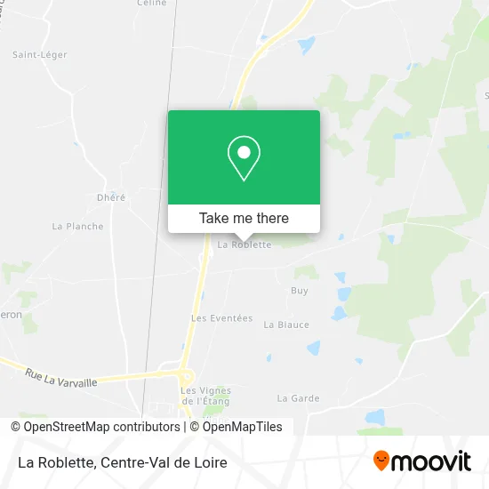 La Roblette map