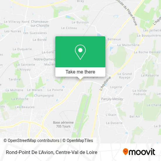 Mapa Rond-Point De L'Avion