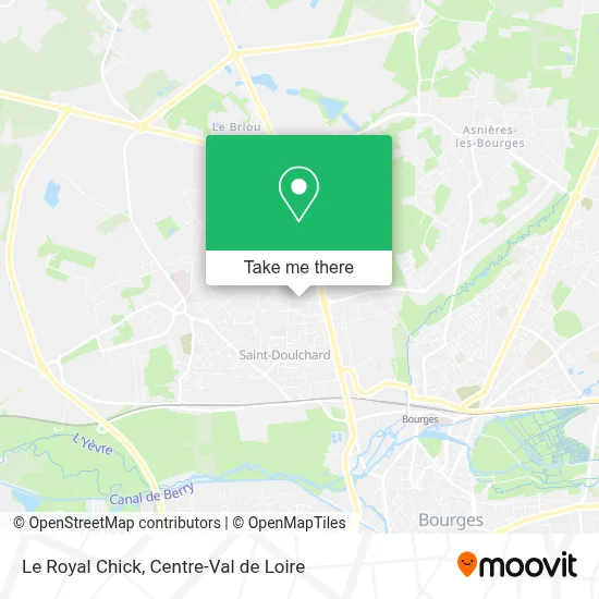 Le Royal Chick map