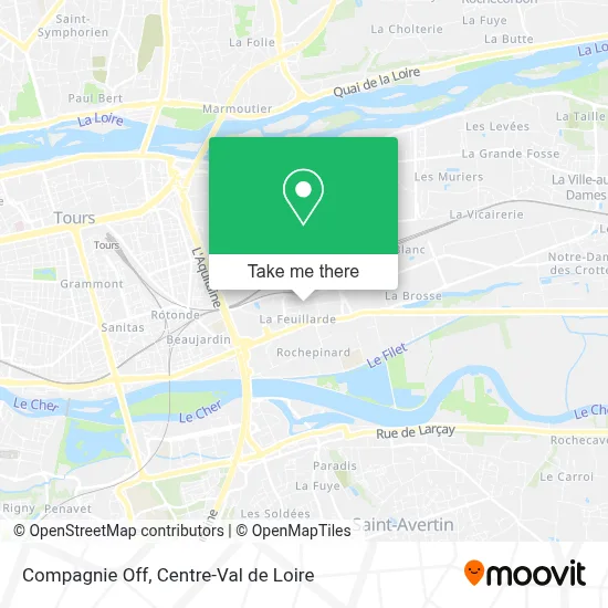 Compagnie Off map