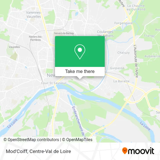 Mod'Coiff map