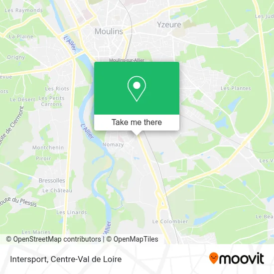Intersport map