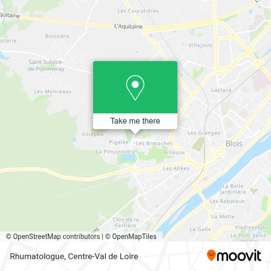 Rhumatologue map