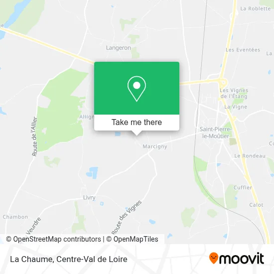 La Chaume map