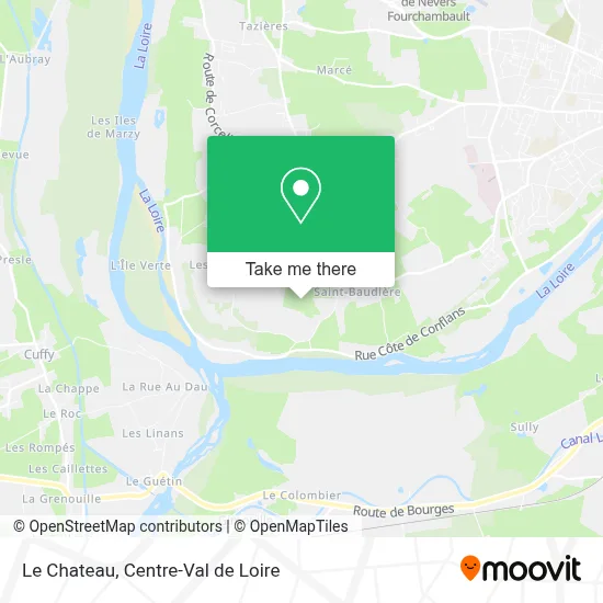 Le Chateau map