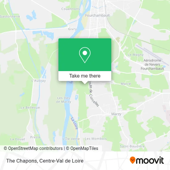 Les Chapons map