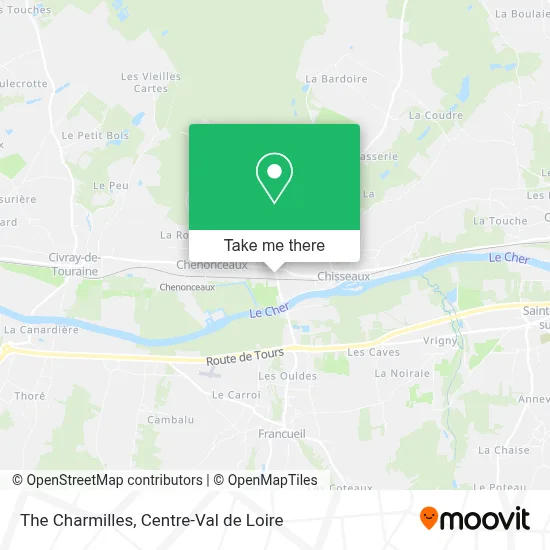 Les Charmilles map