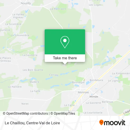 Le Chaillou map