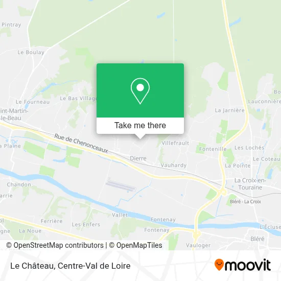 Le Château map
