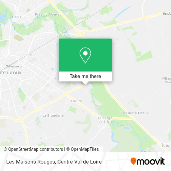Les Maisons Rouges map