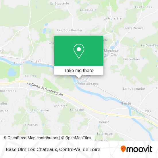 Base Ulm Les Châteaux map