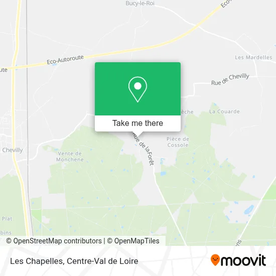 Les Chapelles map