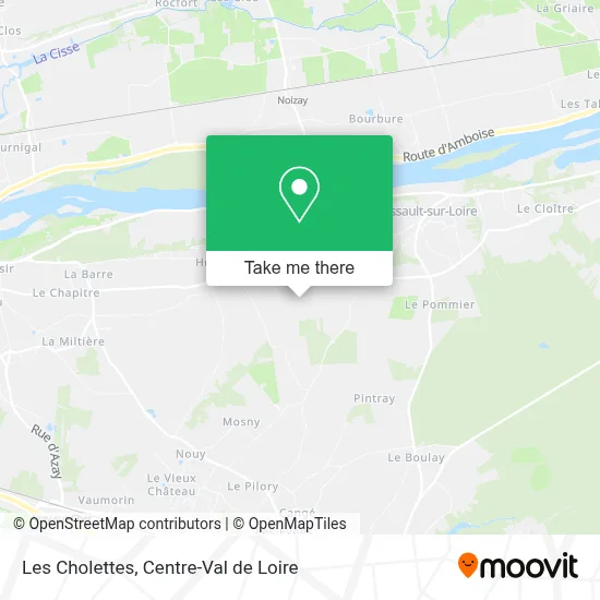 Les Cholettes map