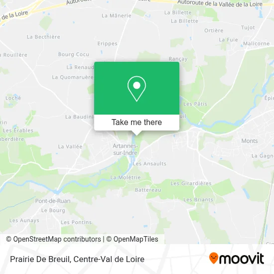 Prairie De Breuil map