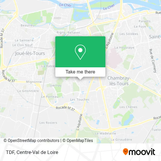 Tdf map