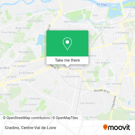 Gradins map