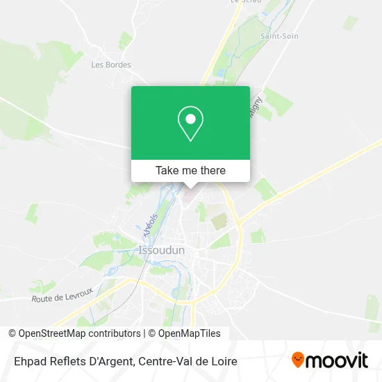 Ehpad Reflets D'Argent map