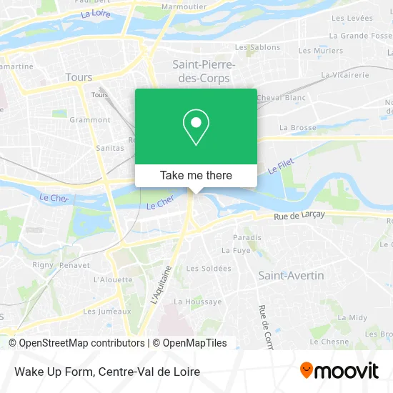 Wake Up Form map