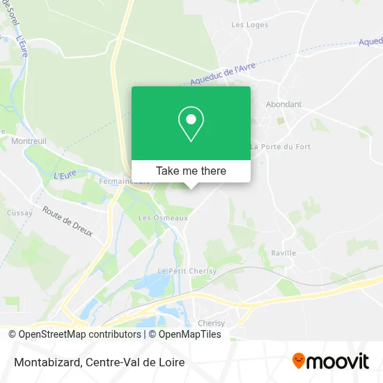 Montabizard map