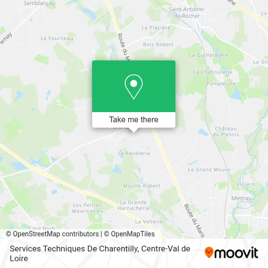 Services Techniques De Charentilly map