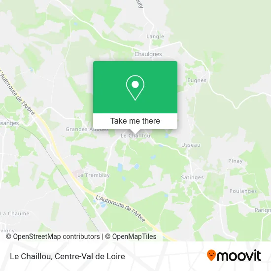 Le Chaillou map