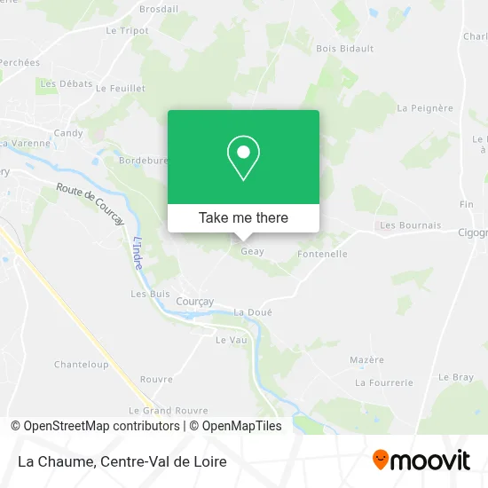 La Chaume map
