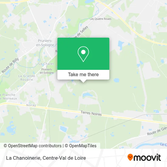 La Chanoinerie map