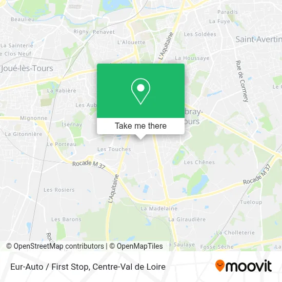 Eur-Auto / First Stop map