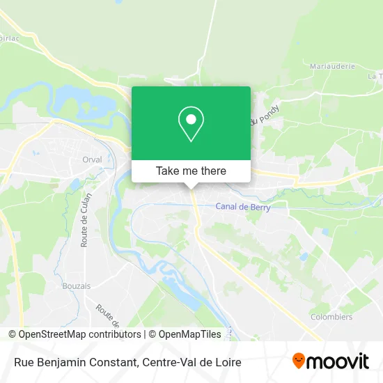 Rue Benjamin Constant map