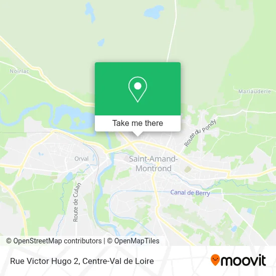 Rue Victor Hugo 2 map