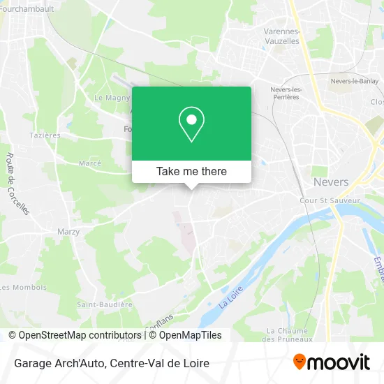 Garage Arch'Auto map
