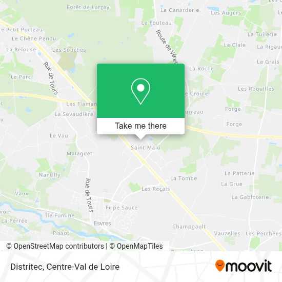 Distritec map