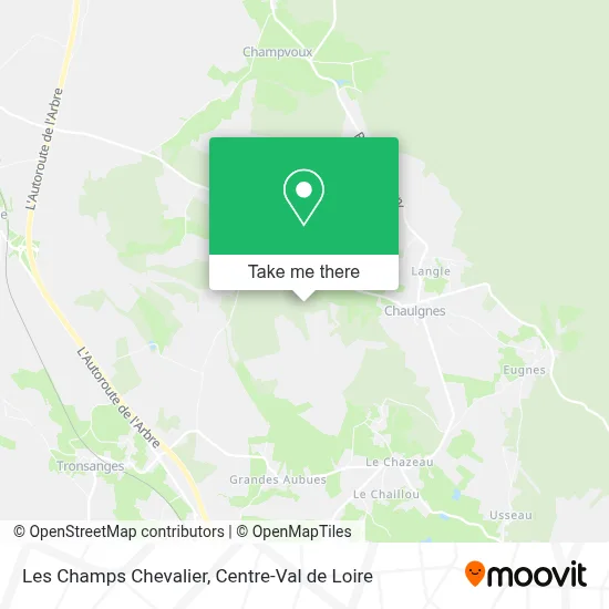 Les Champs Chevalier map