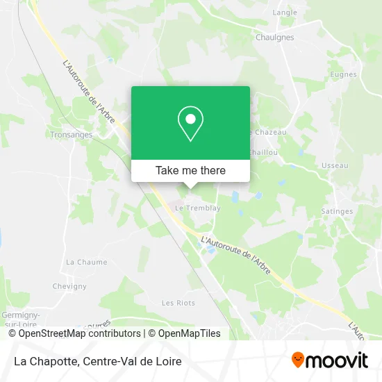La Chapotte map
