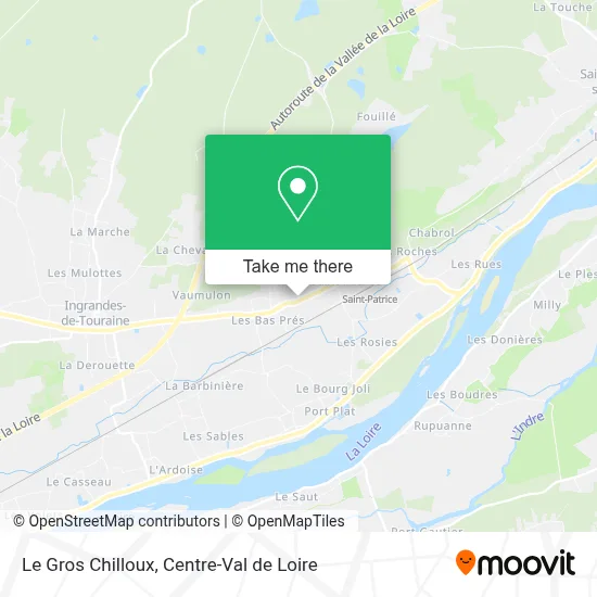 Le Gros Chilloux map