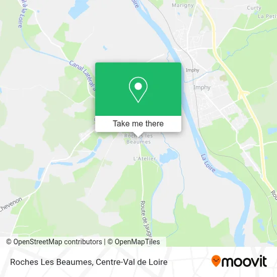Roches Les Beaumes map