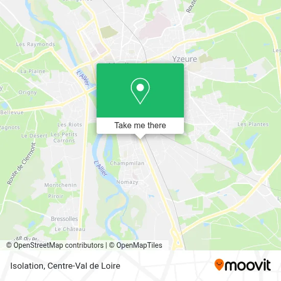 Isolation map