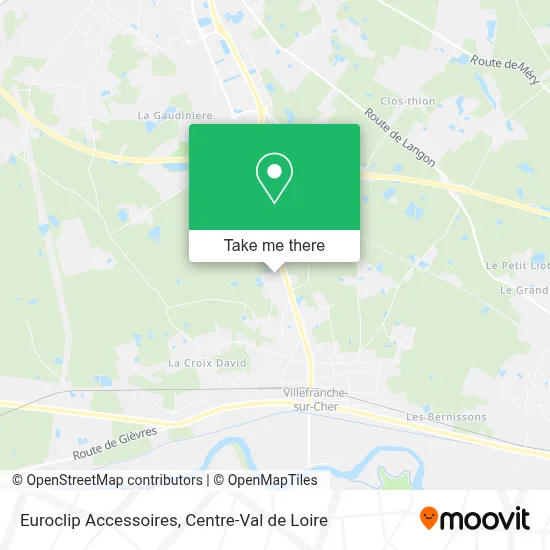 Euroclip Accessoires map