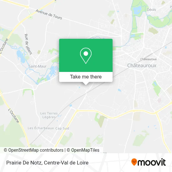 Prairie De Notz map