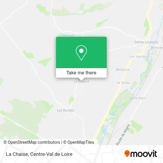 La Chaise map