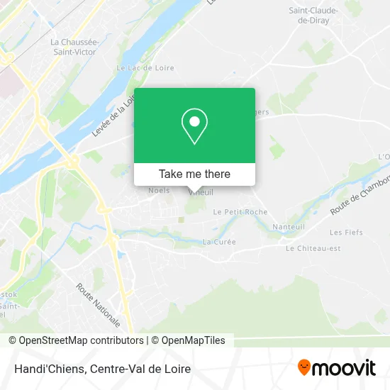 Handi'Chiens map